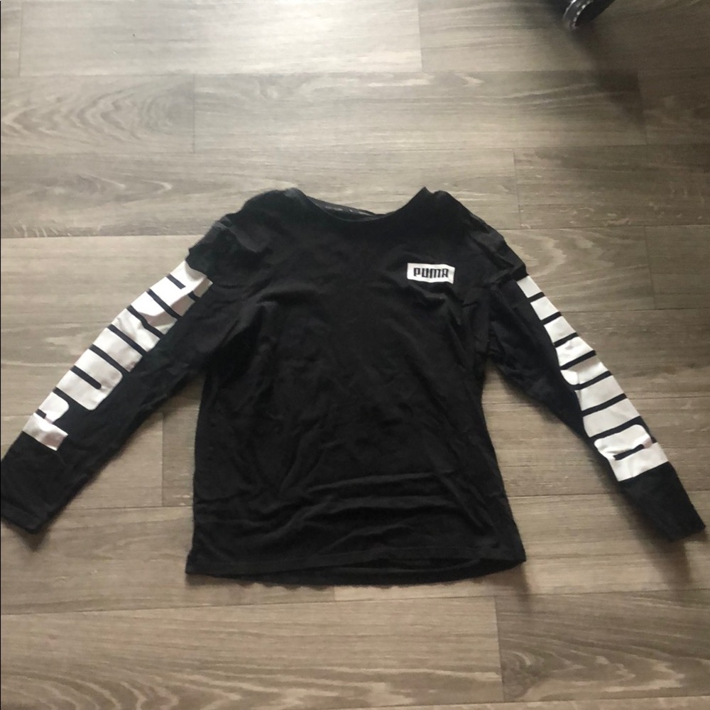 Puma S Long Sleeve Workout Shirt